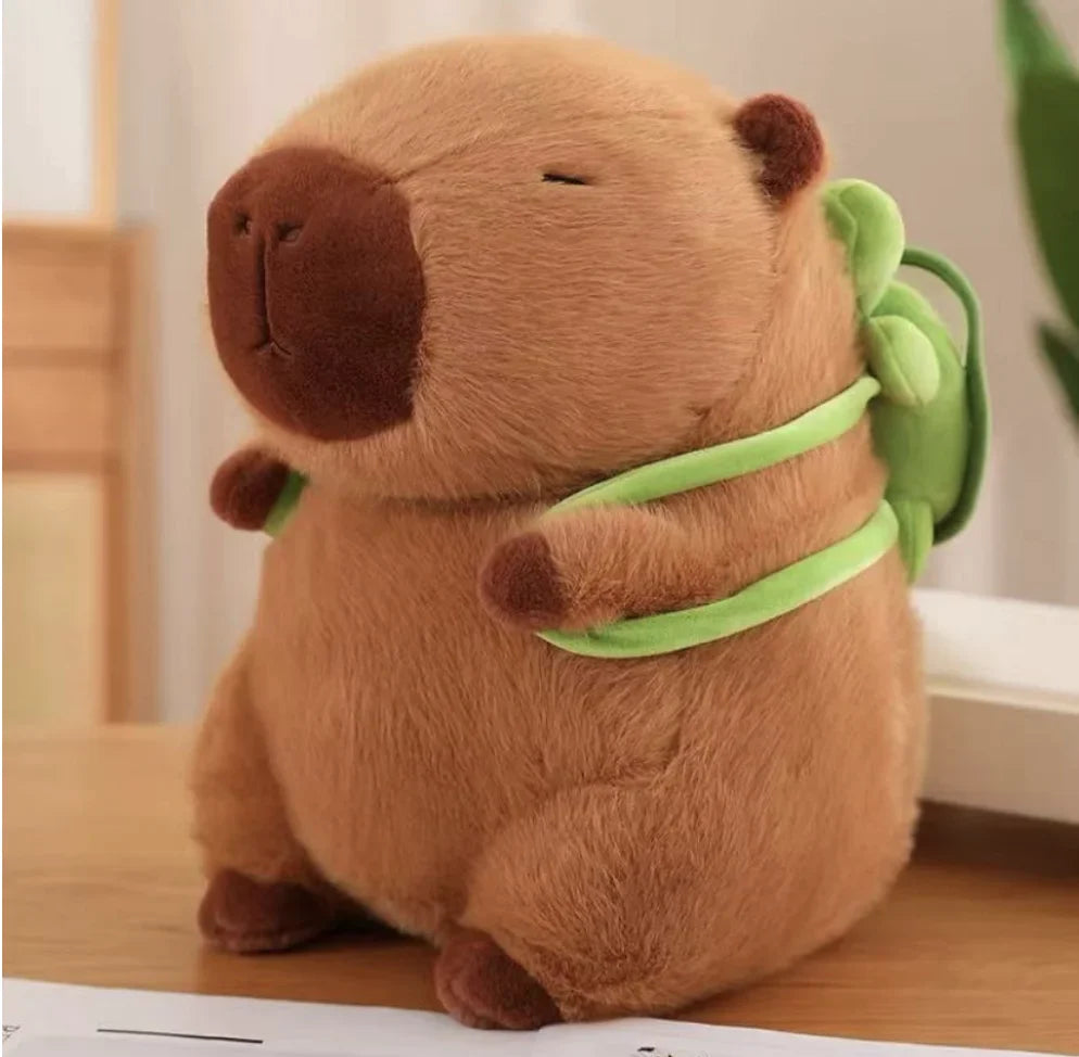 Capybara Plush Toy – Fluffy Anime Stuffed Animal Doll for All Ages