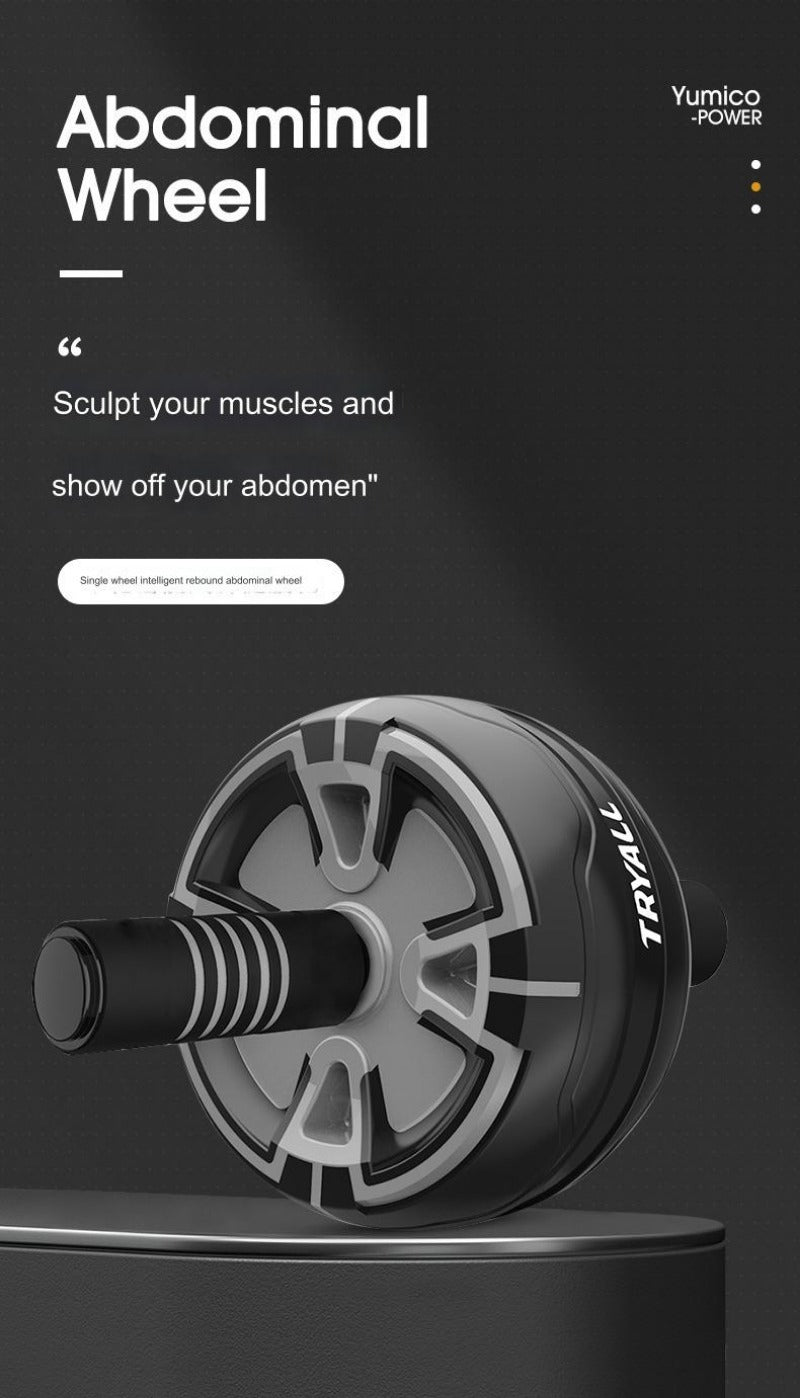 Automatic Rebound Ab Wheel – Core Strengthening Home Gym Equipment