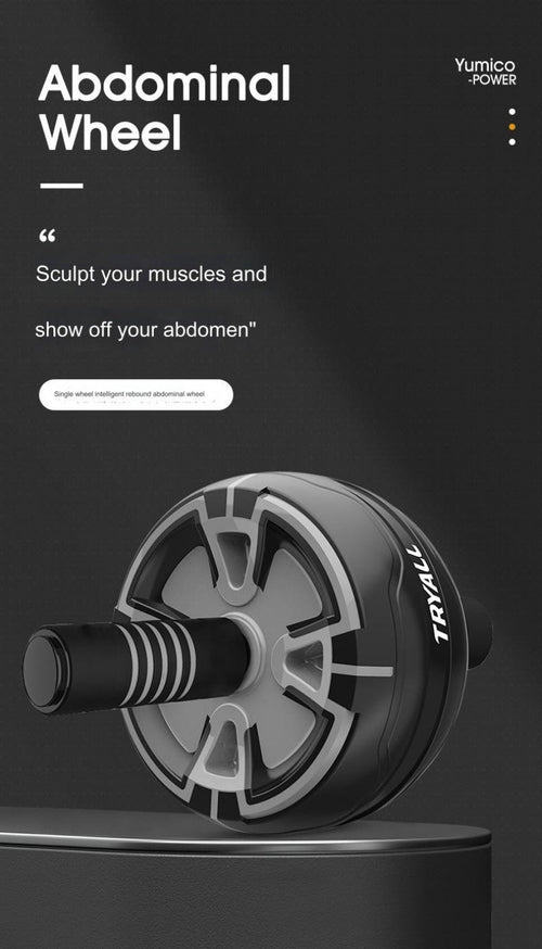 Automatic Rebound Ab Wheel – Core Strengthening Home Gym Equipment