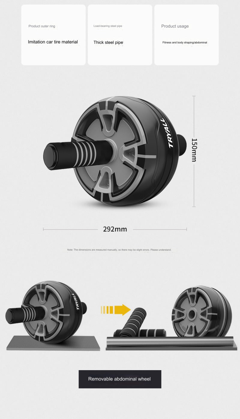 Automatic Rebound Ab Wheel – Core Strengthening Home Gym Equipment