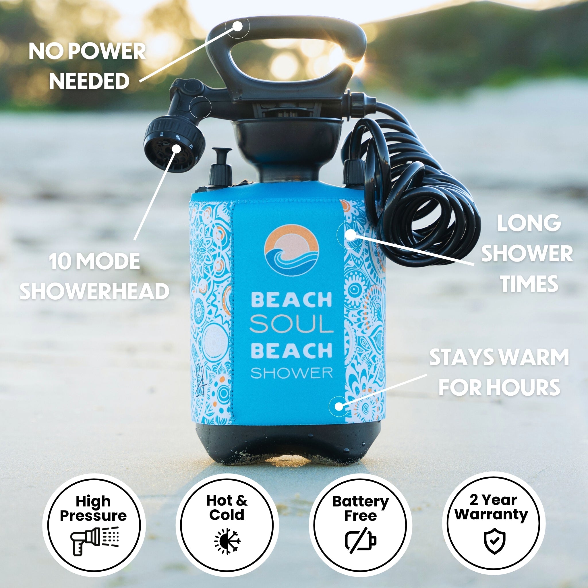 Portable Shower Bliss Out 5L