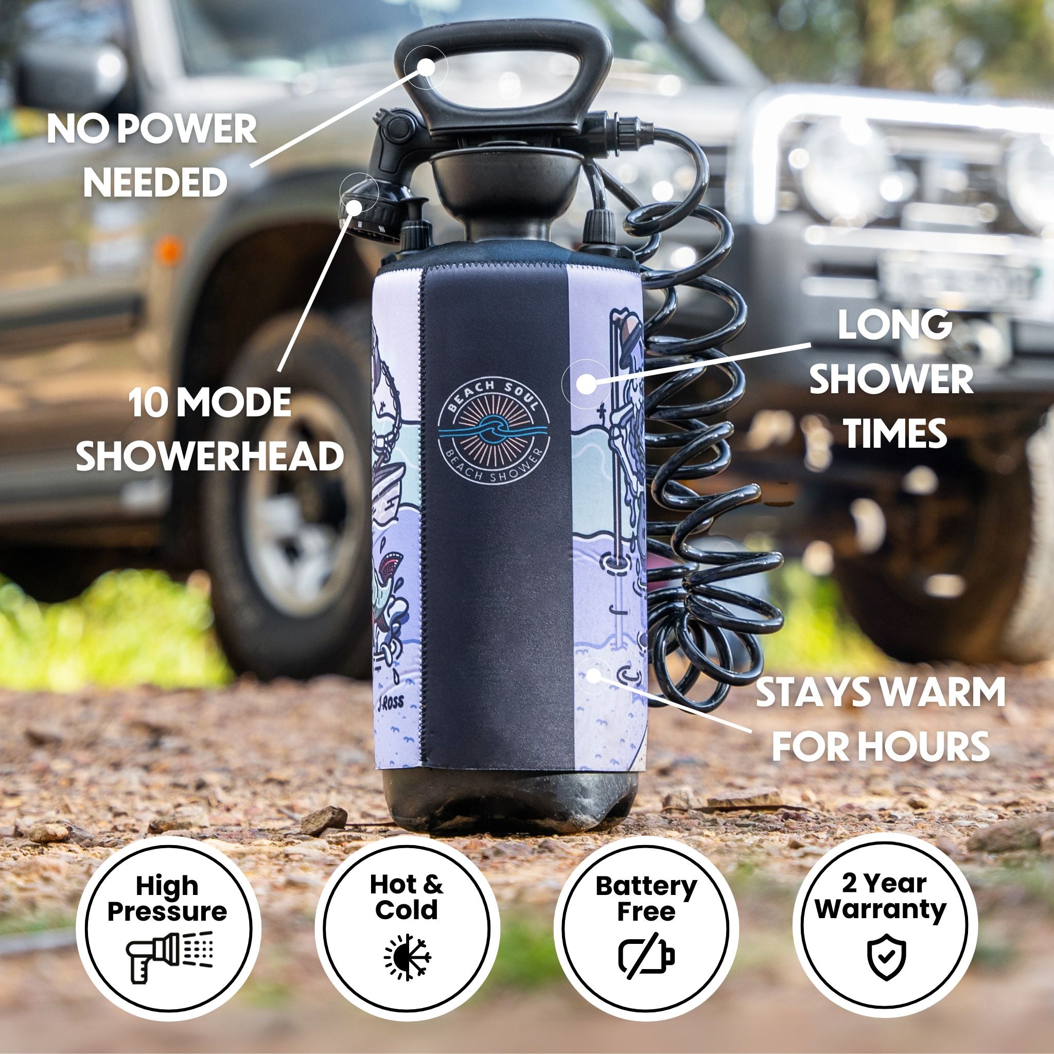 Portable Shower Skully 8L-3