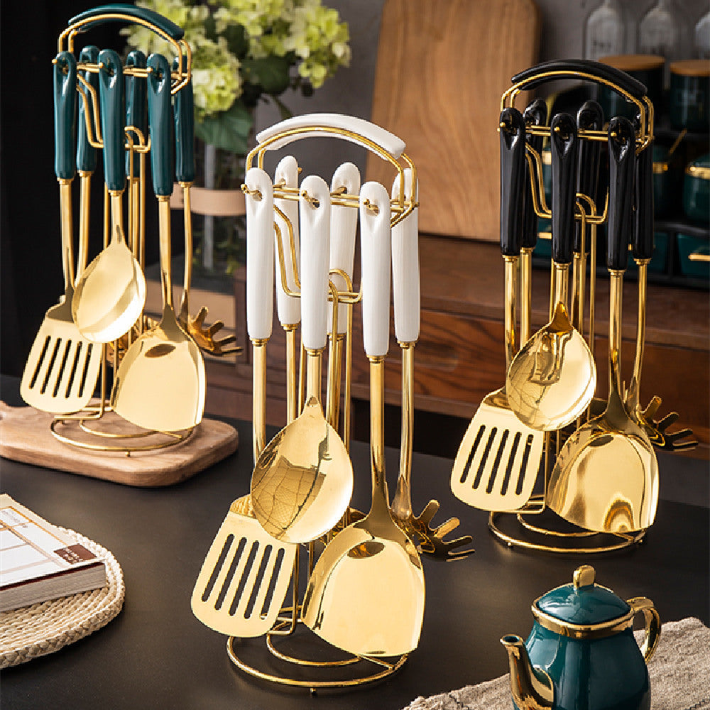 Nordic Stainless Steel Kitchen Utensils Set