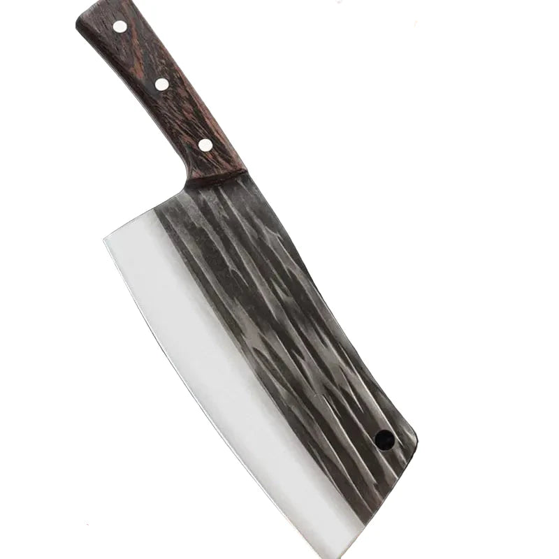 NNEOBA Handmade Forged Kitchen Knife Brown