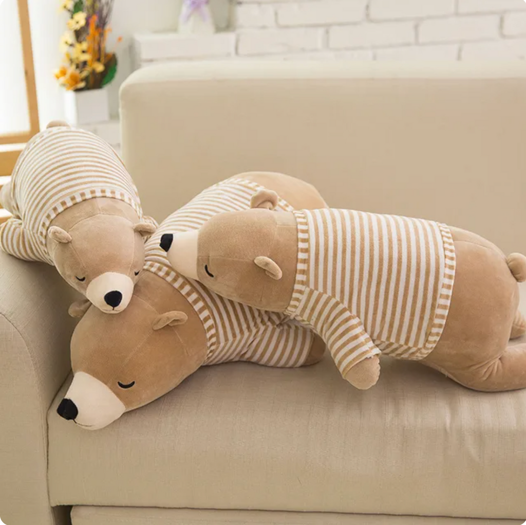 Polar Bear Plush Pillow – Soft Arctic Stuffed Animal for Home & Gifting
