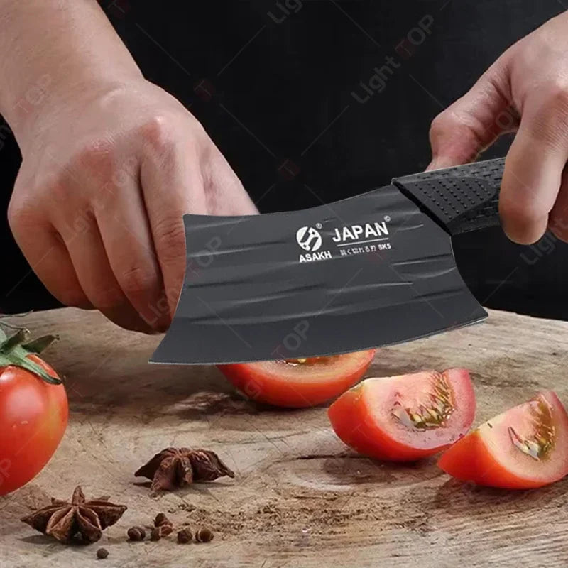 NNEOBA 3pcs Kitchen Knife Set Black