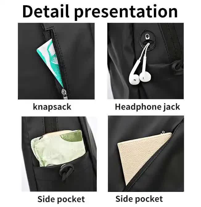 NNEDSZ Multifunctional Crossbody Chest Bag | Stylish and Practical Shoulder Backpack for Everyday Use