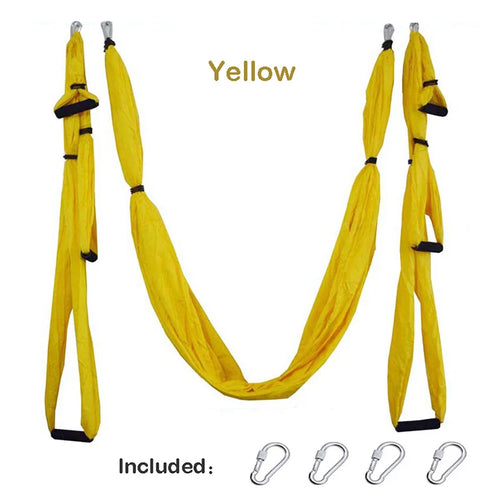 Anti-Gravity Yoga Hammock – Aerial Yoga & Fitness Therapy with 6 Handles