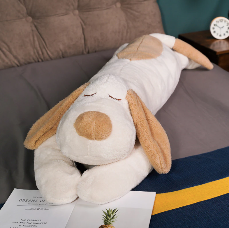 Giant Dog Plush Pillow – Large Soft Stuffed Puppy Cuddle Toy