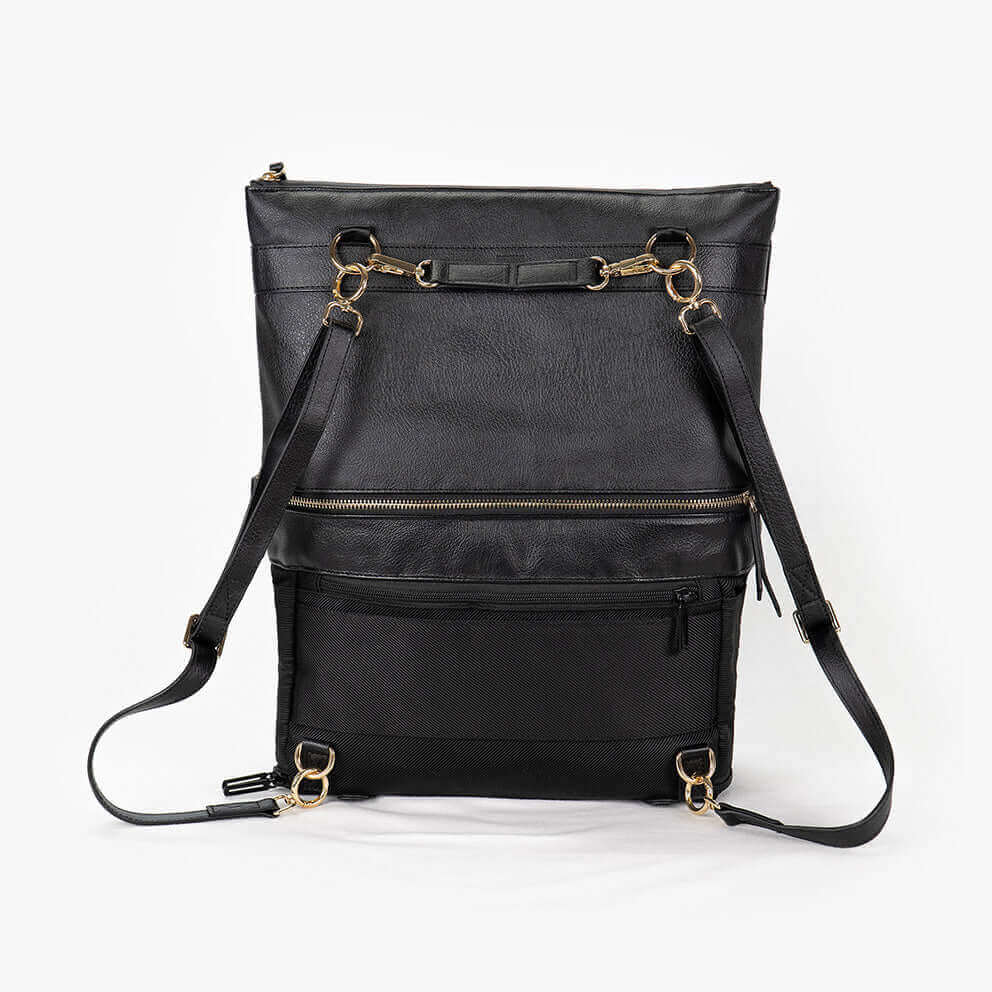 DAKOTA 3-in-1 Convertible Backpack Purse – Black | Handbag, Daypack & Backpack