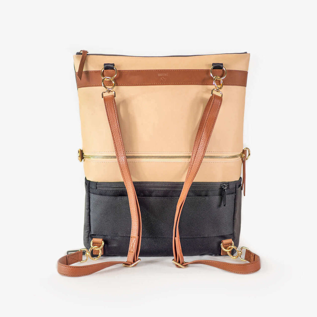 DAKOTA 3-in-1 Convertible Backpack Purse – Sand | Handbag, Daypack & Backpack