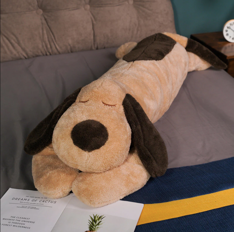 Giant Dog Plush Pillow – Large Soft Stuffed Puppy Cuddle Toy