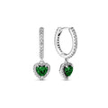 NNEOBA Valentine's Day Sapphire Earrings (Green)