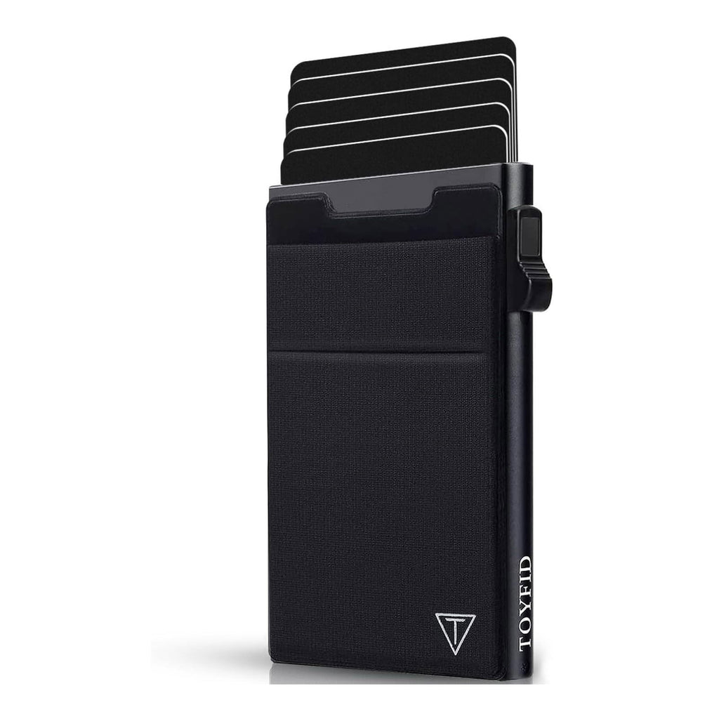 Slim RFID Blocking Pop-Up Wallet – Metal Card Holder for Men & Women